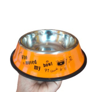 Stainless Steel Pet Cat &amp; Puppy Food Bowl 15cm