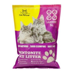 Cat Partner Cat Litter 5L Apple, Rose , Lavender