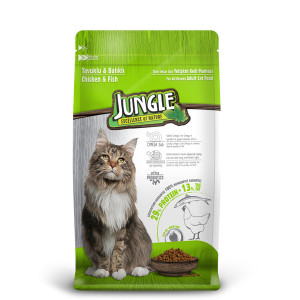 Jungle Adult Cat Food With Chicken and Fish 1.5 kg