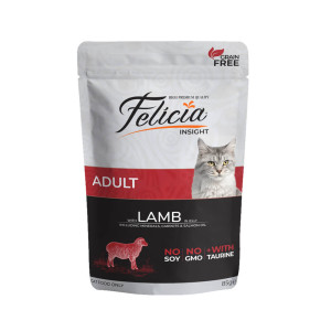 Felicia Pouch Adult Cat Food Lamb in Jelly 85g