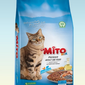 LA MITO ADULT CAT FOOD CHICKEN and FISH 1 KG